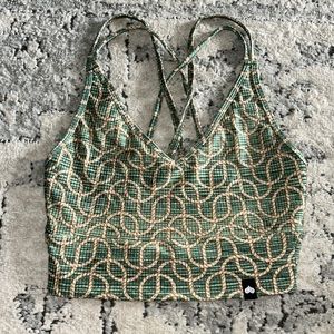 Golden Hour Tank • green ONESIZE